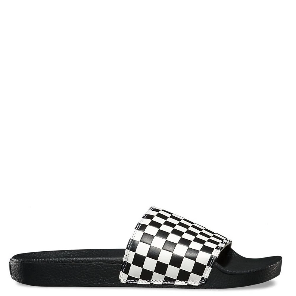 Vans Men's Slide-On In Checkerboard Black/White - Image 2