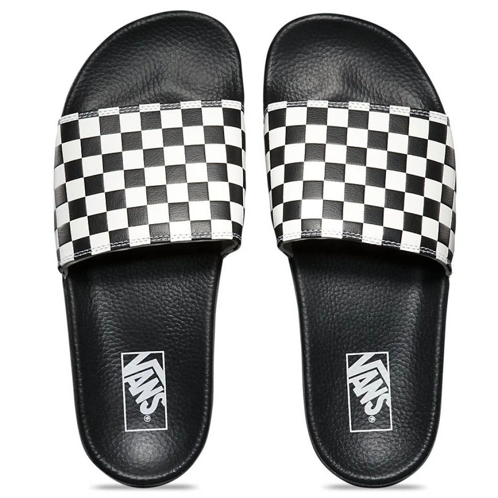 Vans Men's Slide-On In Checkerboard Black/White