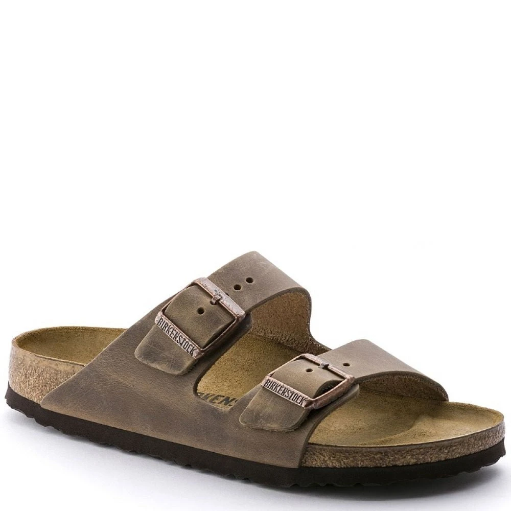 Birkenstock Arizona Oiled Leather In Tobacco Brown - Image 4