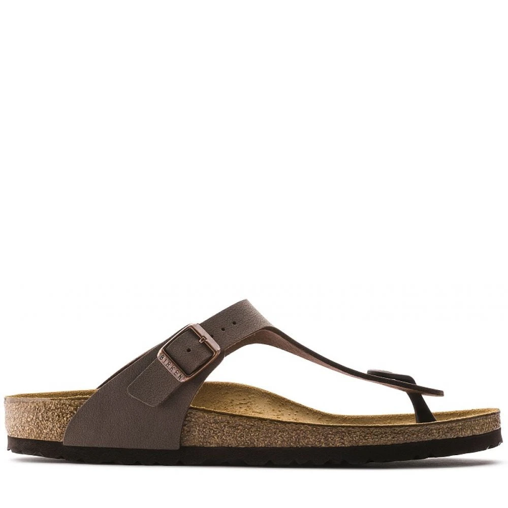 Birkenstock Gizeh Birko-Flor Nubuck In Mocha