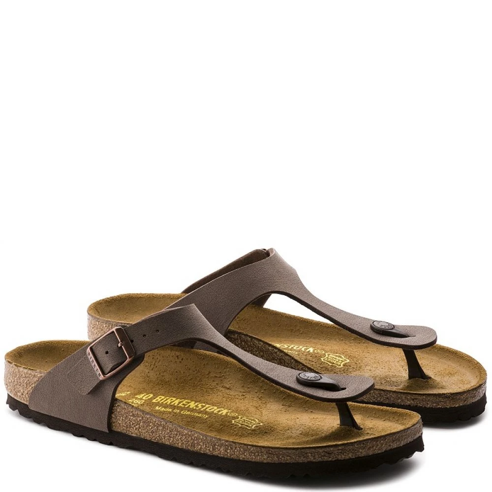 Birkenstock Gizeh Birko-Flor Nubuck In Mocha - Image 3
