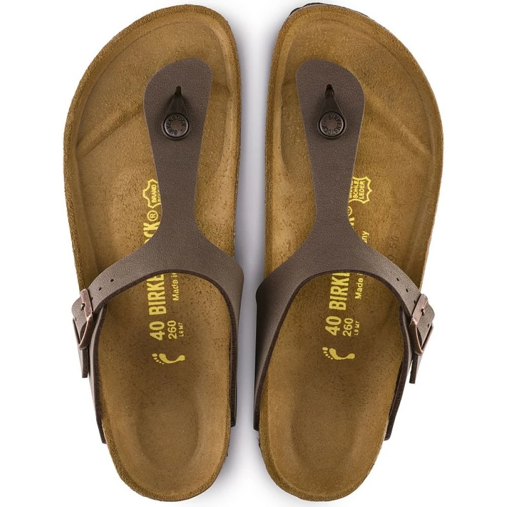 Birkenstock Gizeh Birko-Flor Nubuck In Mocha - Image 4