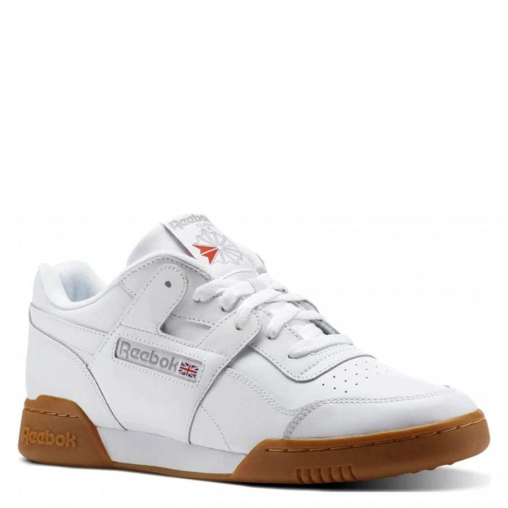 Reebok Women's Workout Plus In White/Carbon/Classic Red - Image 2