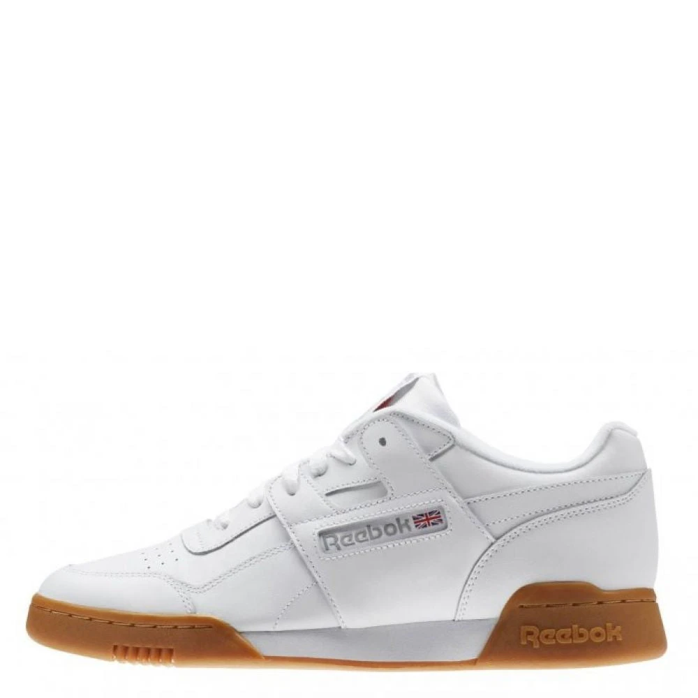Reebok Women's Workout Plus In White/Carbon/Classic Red - Image 3
