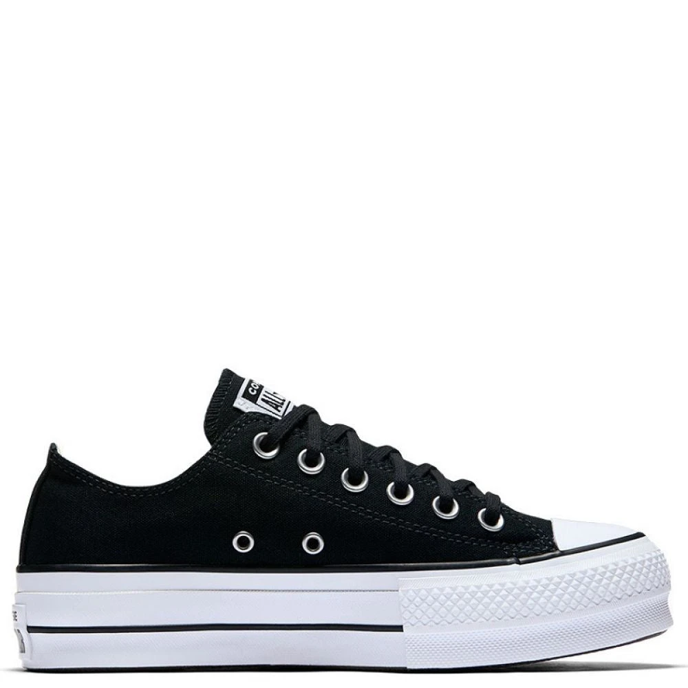 Converse Women's Chuck Taylor All Star Lift Low Top In Black - Image 2