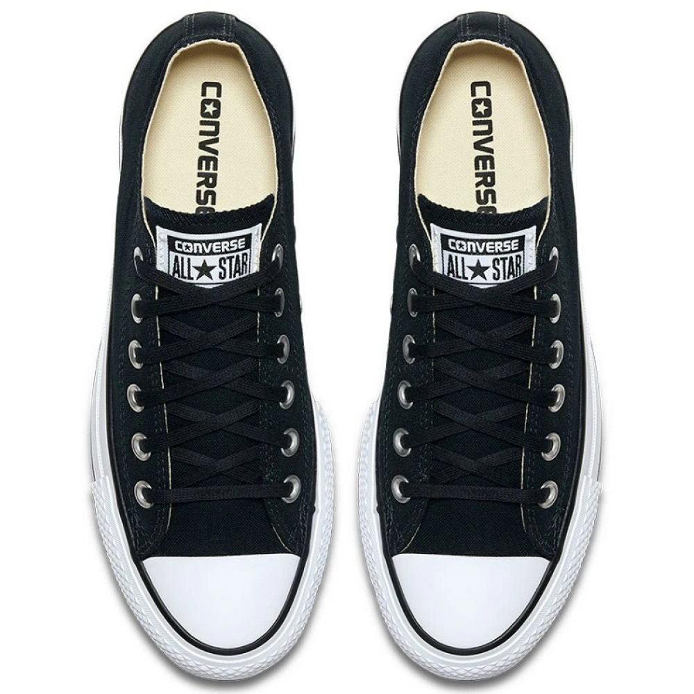 Converse Women's Chuck Taylor All Star Lift Low Top In Black - Image 5