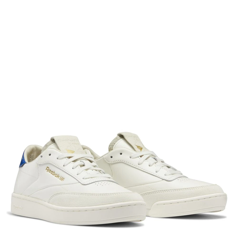 Reebok Women's Club C Clean In Chalk/Chalk/Vector Blue - Image 2