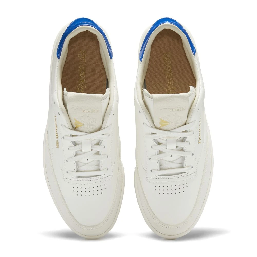 Reebok Women's Club C Clean In Chalk/Chalk/Vector Blue - Image 3