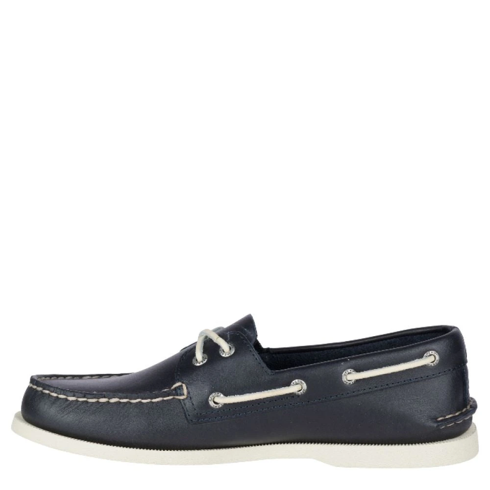 Sperry Men's Authentic Original 2-Eye Boat Shoe In Navy - Image 2