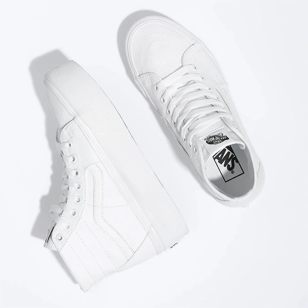 Vans Women's Sk8-Hi Tapered Stackform In True White - Image 2